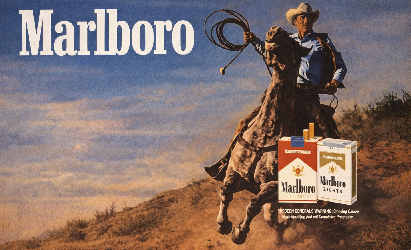 Реклама ковбоя Marlboro